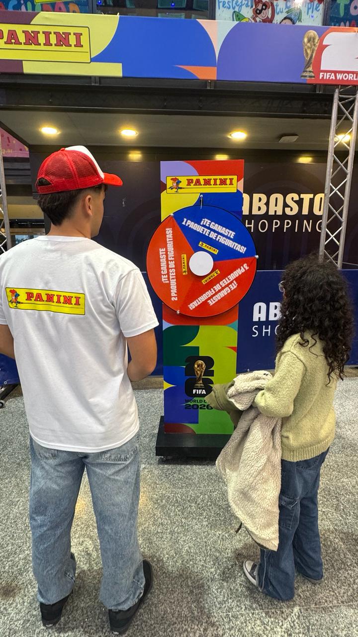 Sector de actividad futbolera en activación Panini realizada por Fancity