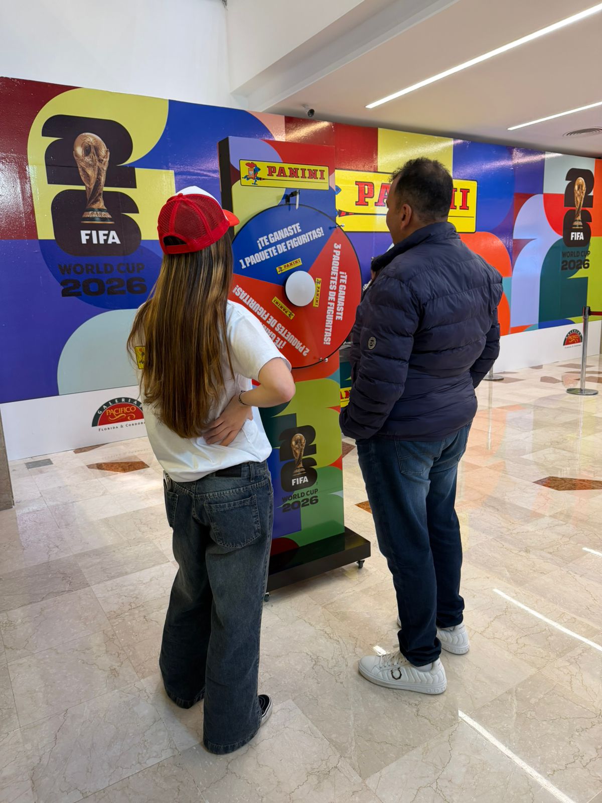 Activación lúdica de Panini realizada por Fancity en shopping