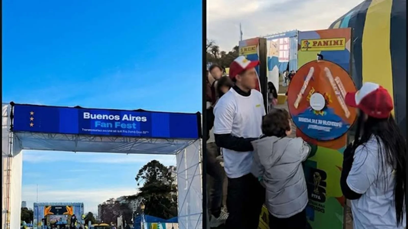 Panini hizo vibrar el Fan Zone de la Ciudad en la previa del gran partido de Argentina