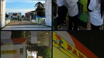 Panini lo hizo de nuevo, hizo vibrar el Fan Zone de la Ciudad en la previa del partido de Argentina